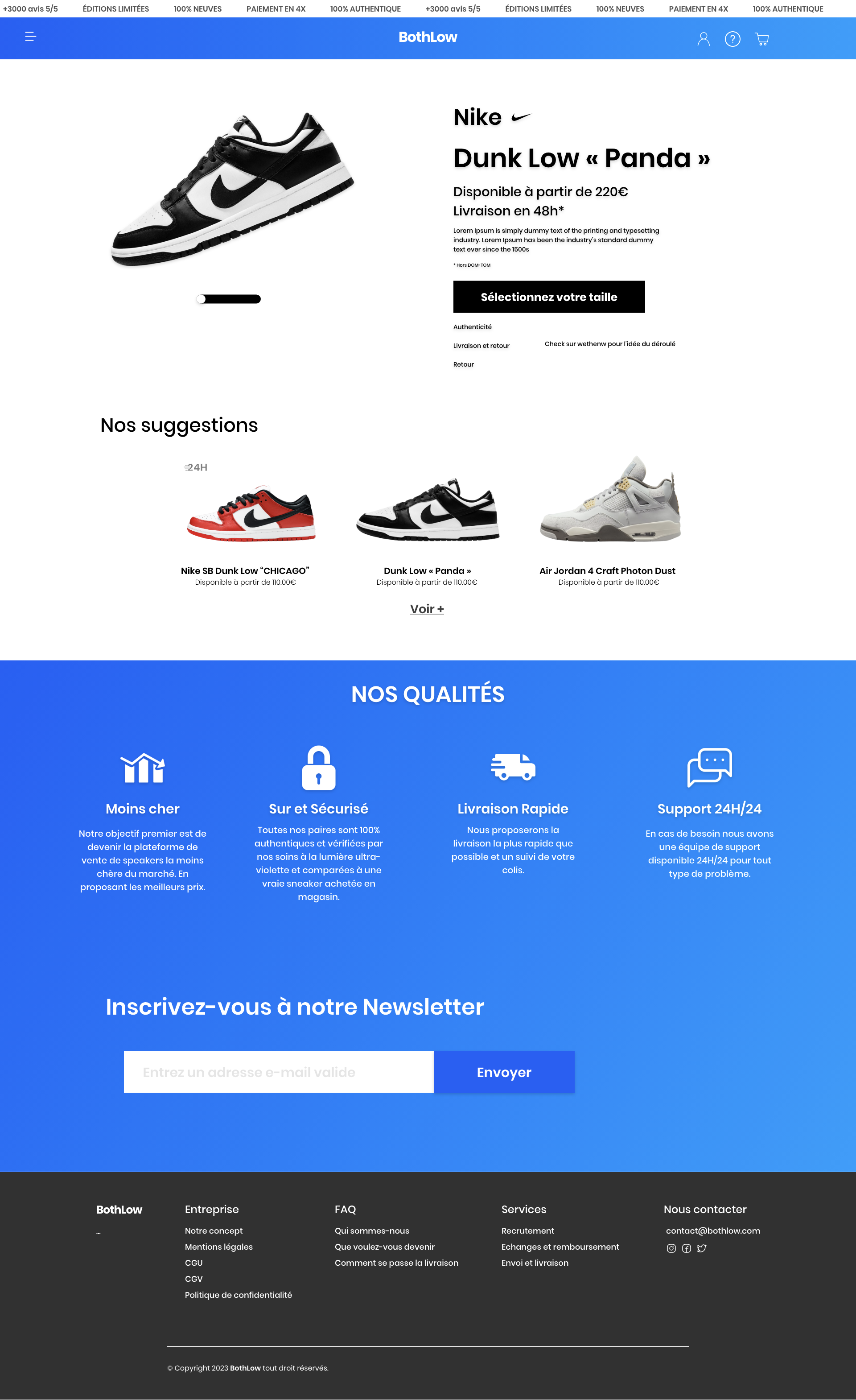 Bothlow product page